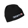 SANTI Beanie Hat Black